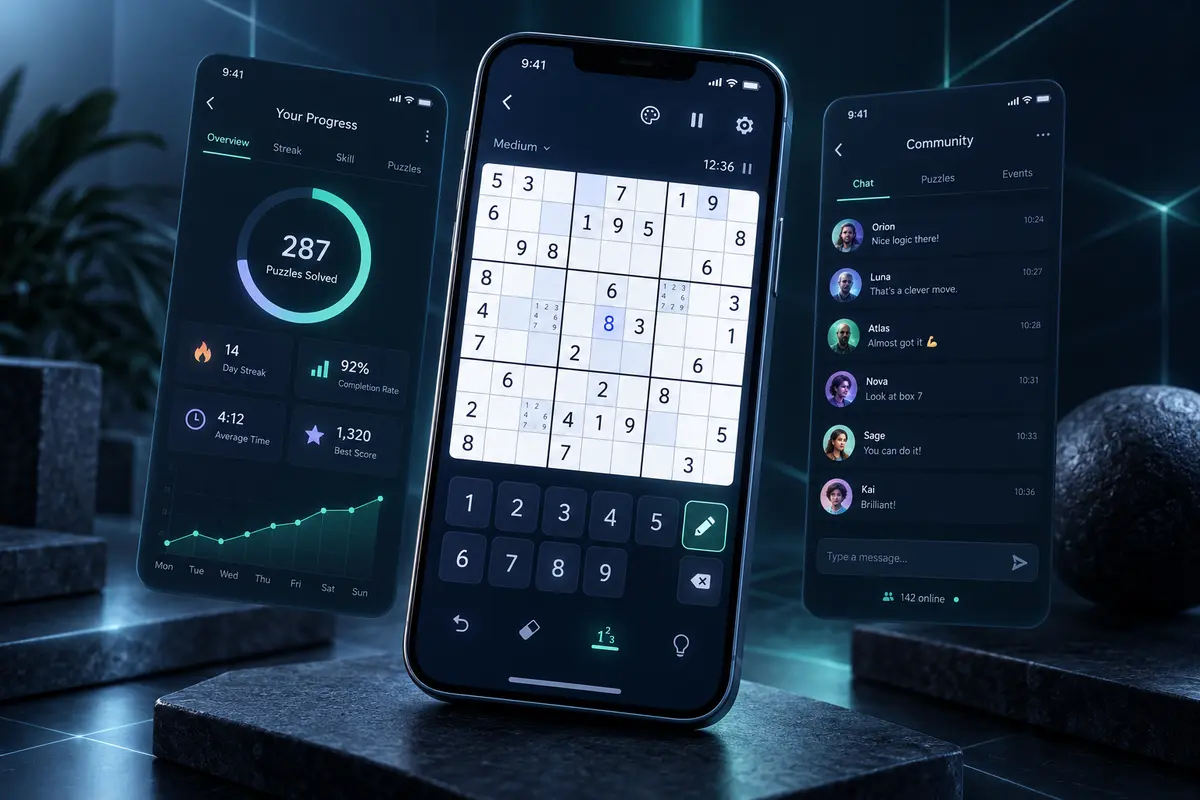 Визуальная обложка проекта GOLOS Sudoku